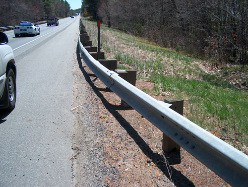 Standard W-beam Guardrail